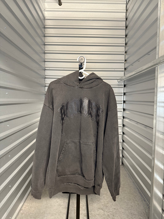 Washed Black Hoodie
