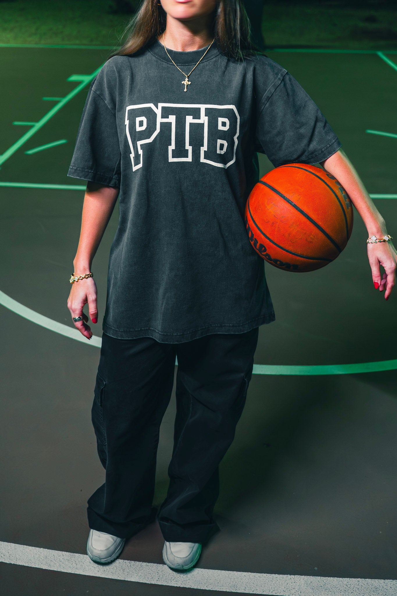 PTB Short Sleeve Tee "Black & White"