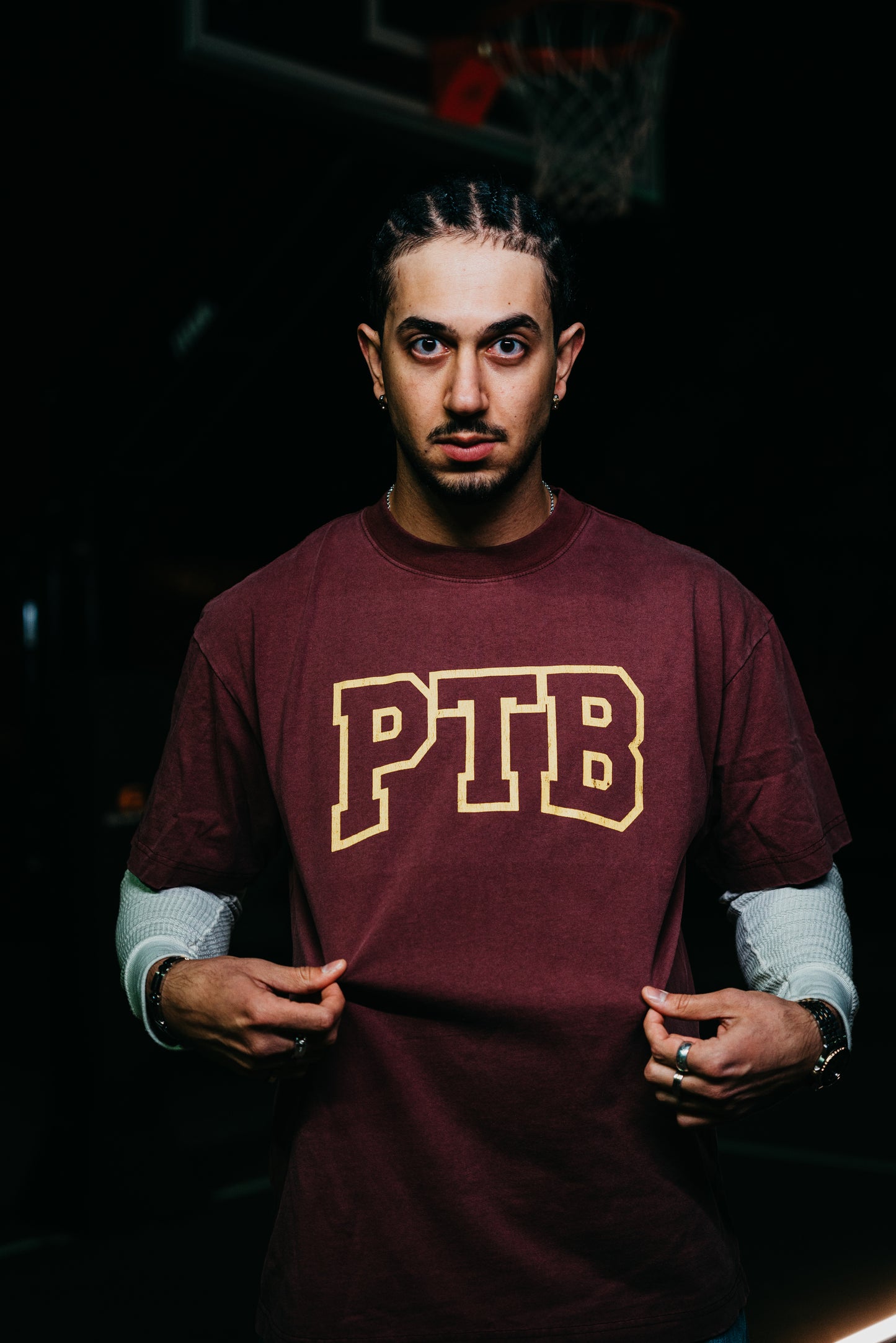 PTB Short Sleeve Tee "Maroon & Gold"